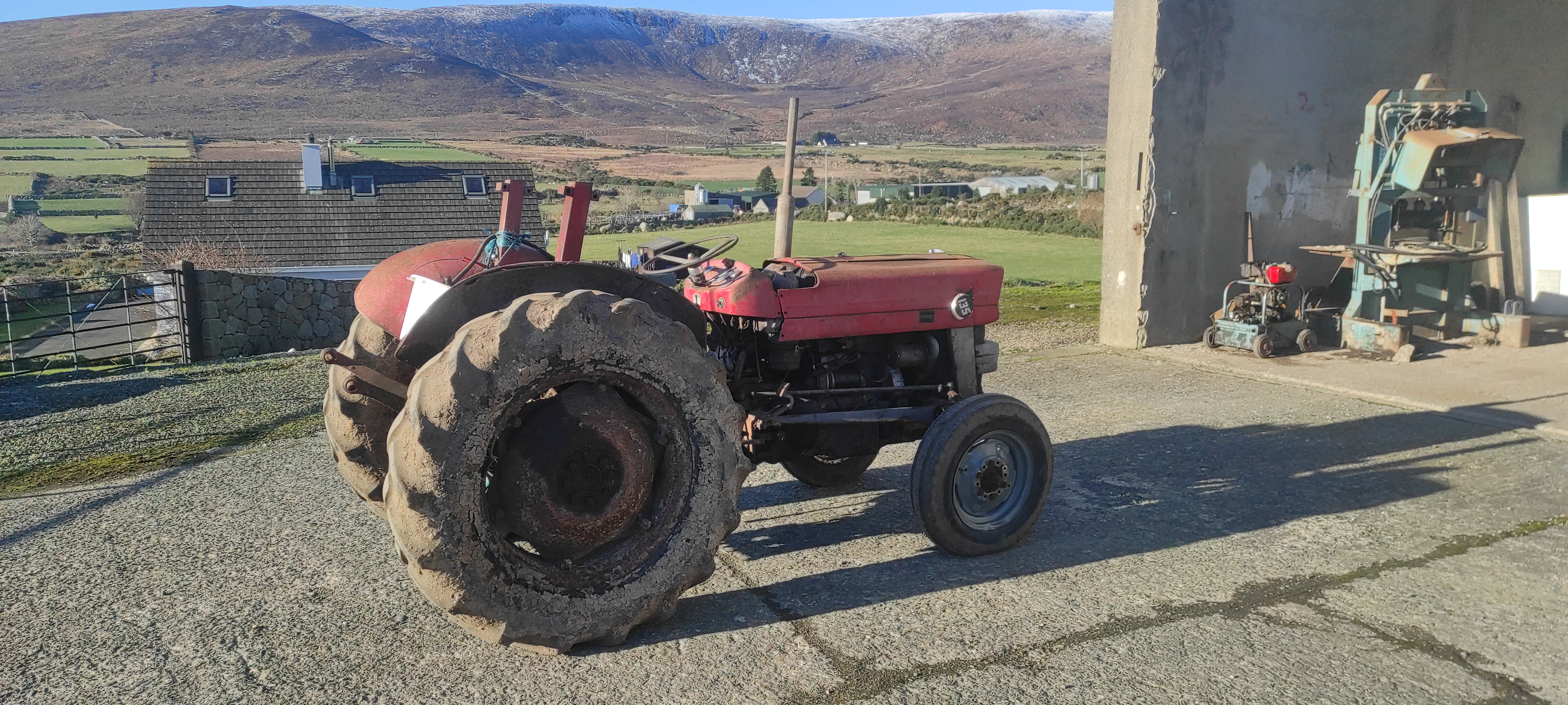 Tractor before restoration